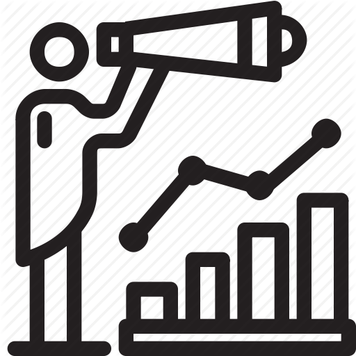 Business, Long, Modern, Term, Vision Icon