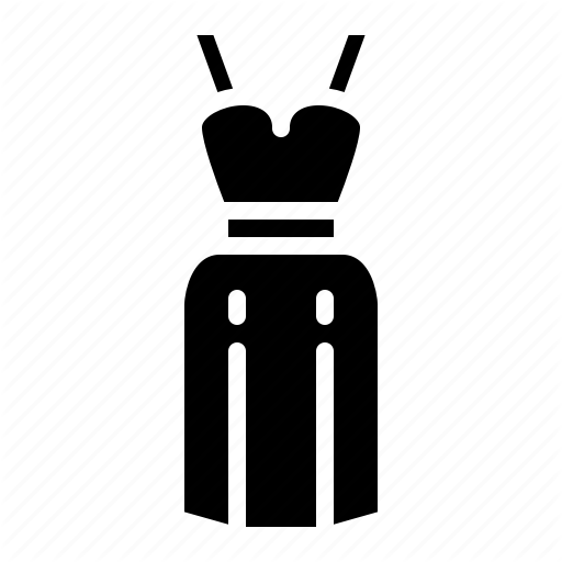 Clothes, Dress, Elegant, Garment, Long Icon