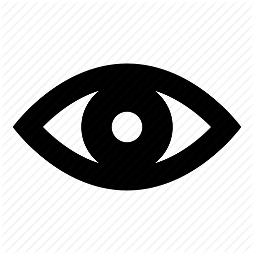 Eye, Looking, Sense, Sight, View, Vision, Watch Icon