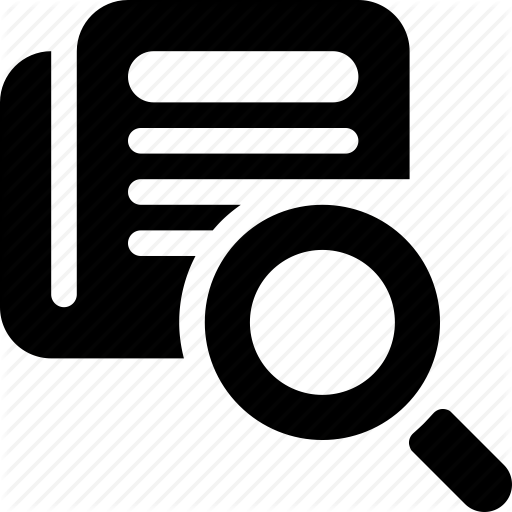 Journal, Lookup, News, Search, Zoom Icon