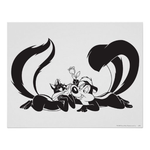 Pepe Le Pew And Penelope Poster