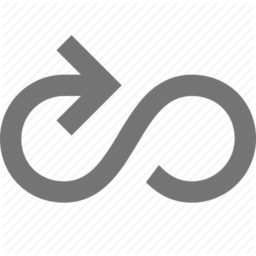 Arrow, Infinity, Loop Icon