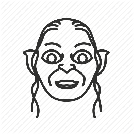 Avatar, Creepy, Gollum, Halloween, Lord Of The Rings, Scary Icon