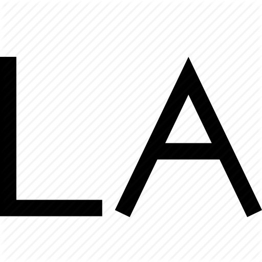 Angeles, La, Letters, Los, Sign Icon