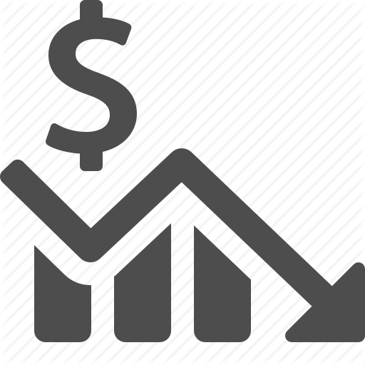 Business, Chart, Dollar, Finance, Graph, Loss, Money Icon