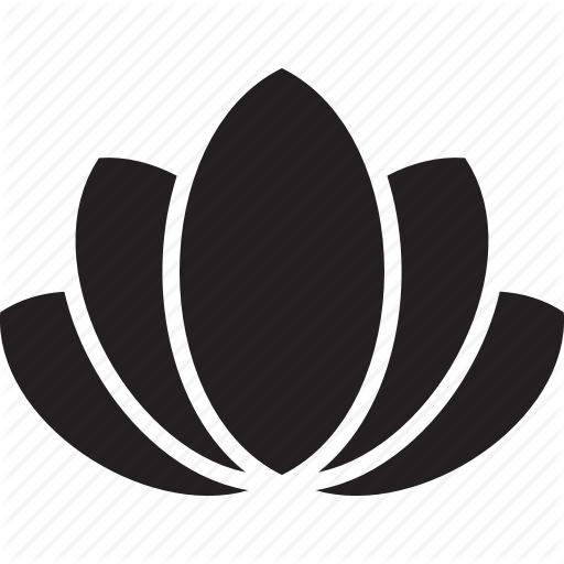 Flower, Lotus, Spa, Yoga Icon