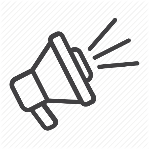 Alarm, Alert, Announce, Audio, Broadcast, Horn, Loudspeaker Icon