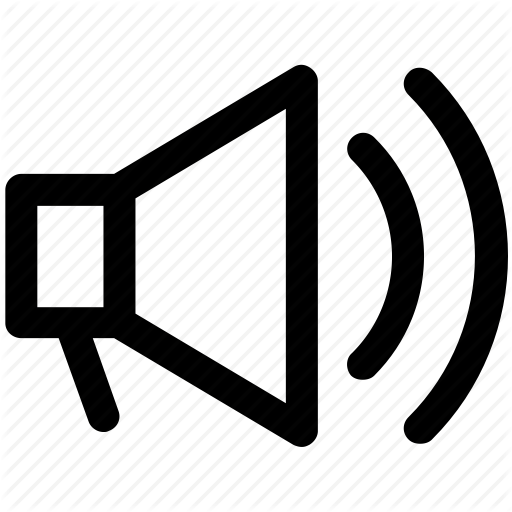 Announcement, Loudspeaker, Megaphone, Speaker, Volume Icon