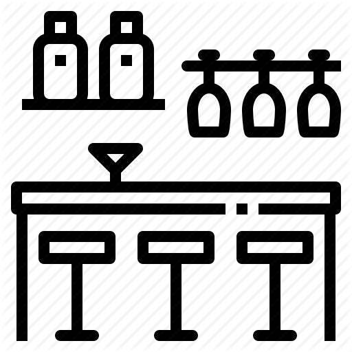 Alcohol, Bar, Cocktail, Drink, Lounge Icon