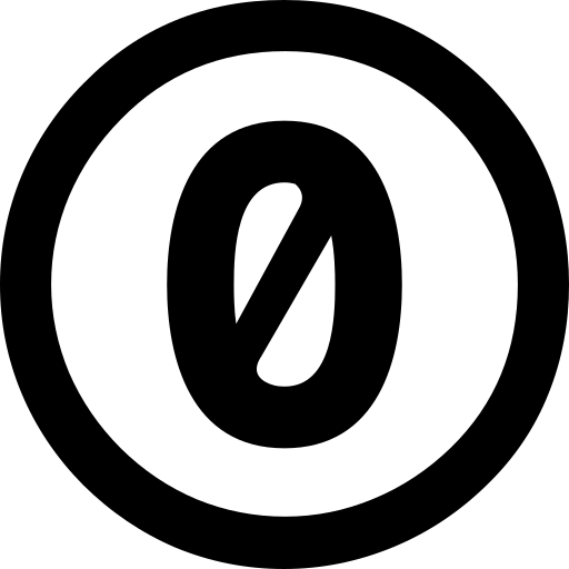 Zero, Creative Commons Icon Free Of Creative Commons Icons