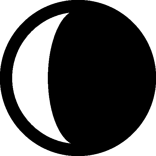 Astrology Waning Crescent Icon Windows Iconset