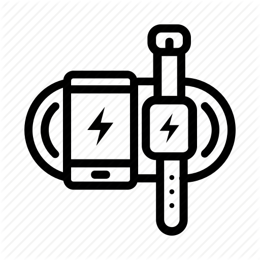 Apple Watch, Charger, Charging, Smartphone, Smartwatch, Wireless Icon