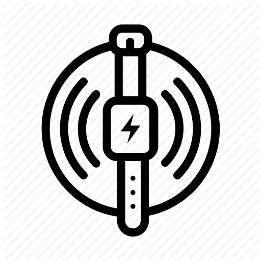 Apple Watch, Charger, Charging, Smartwatch, Wireless Icon