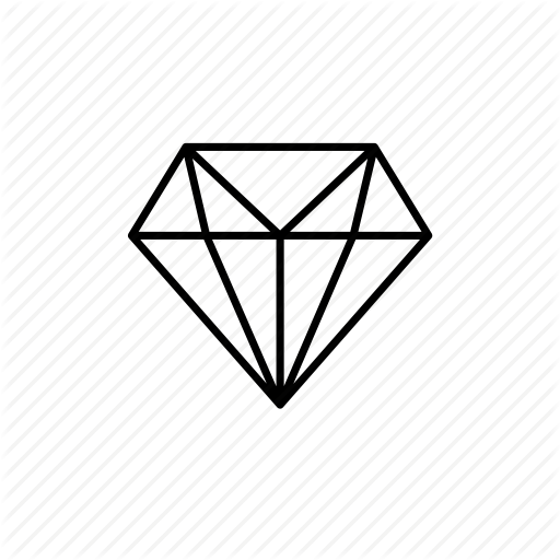 Gem, Jewel, Luxury Icon