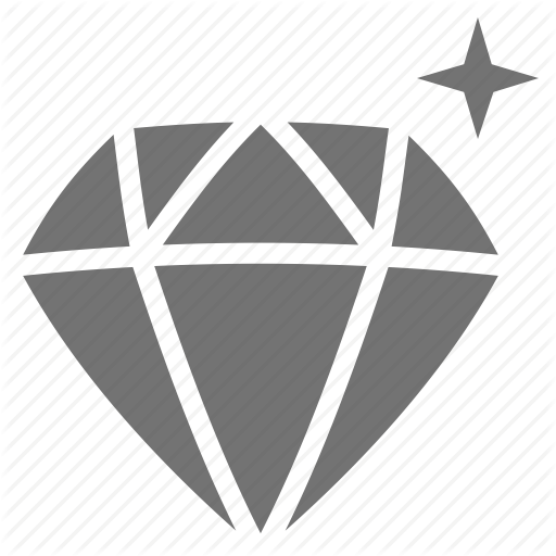 Diamond, Gem, Luxury, Sparkle, Value, Wealth Icon