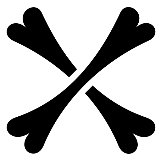 Cropped Crossed Bones Icon Rekords Lv