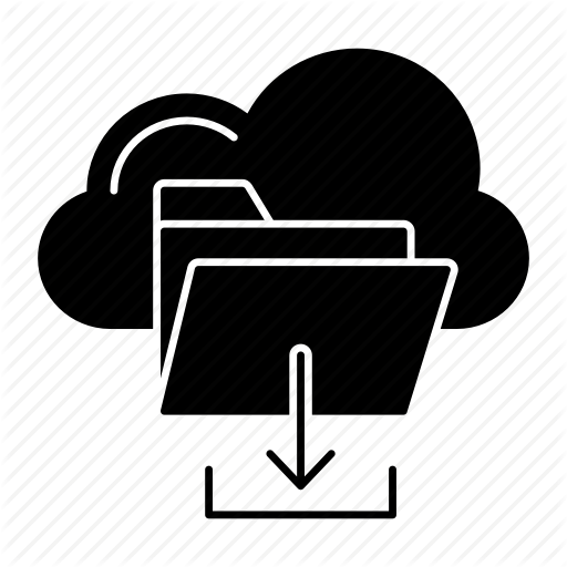 Archive, Cloud, Download, Folder Icon