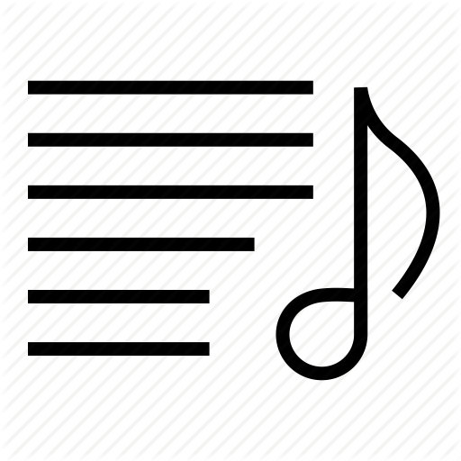 Audio, Lyrics, Music, Musical Notes, Note Icon