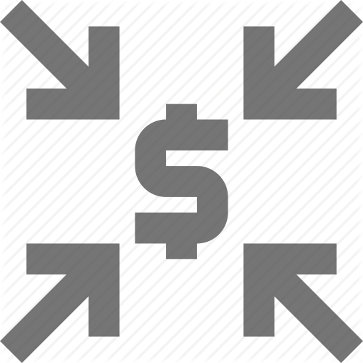 Currency, Decrease, Forex, Material, Money, Zoom Out Icon