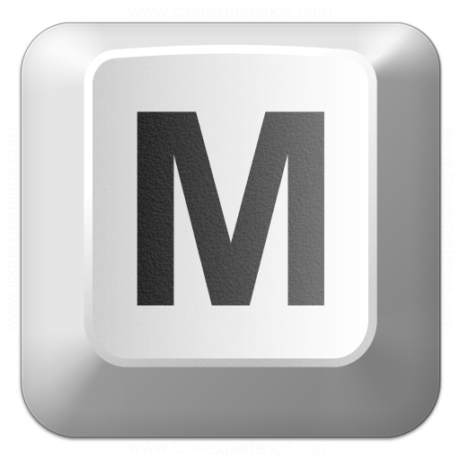 Iconexperience V Collection Keyboard Key M Icon
