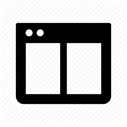 Application, Split, Window, Windows Icon