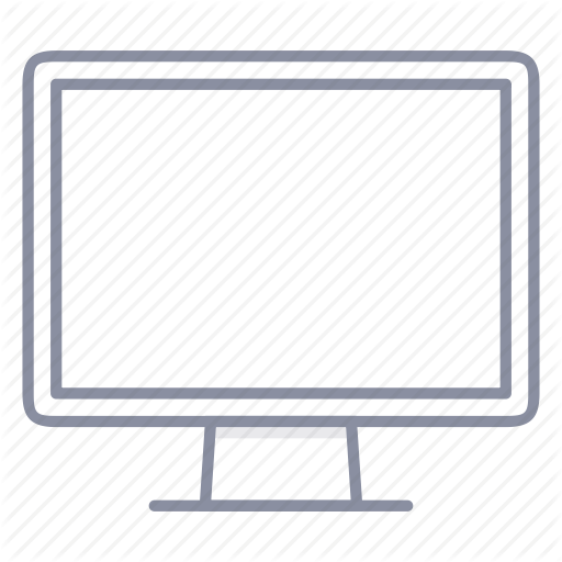 Computer, Desktop, Mac, Monitor Icon
