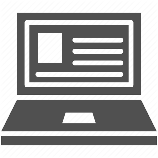 Laptop, Laptop Pc, Mac, Mini Computer, Notebook Icon