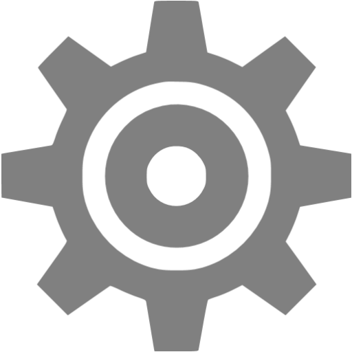 Gray Settings Icon