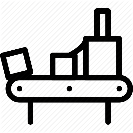Factory, Industry, Line, Line Icon, Machine Icon