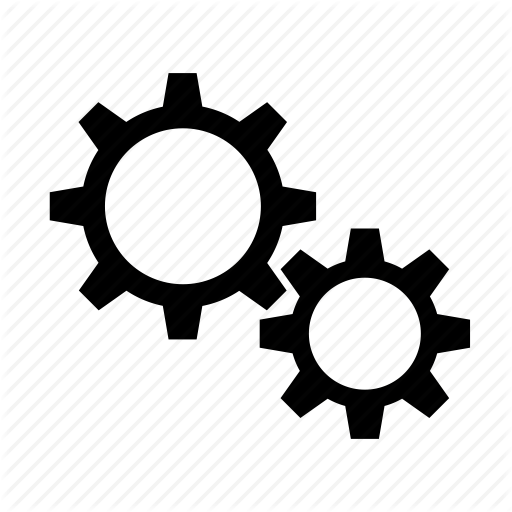 Gear, Gears, Machine, Process, Working Icon