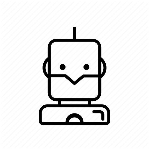 Artificial Intelligence, Bot, Chatbot, Machine Learning Icon