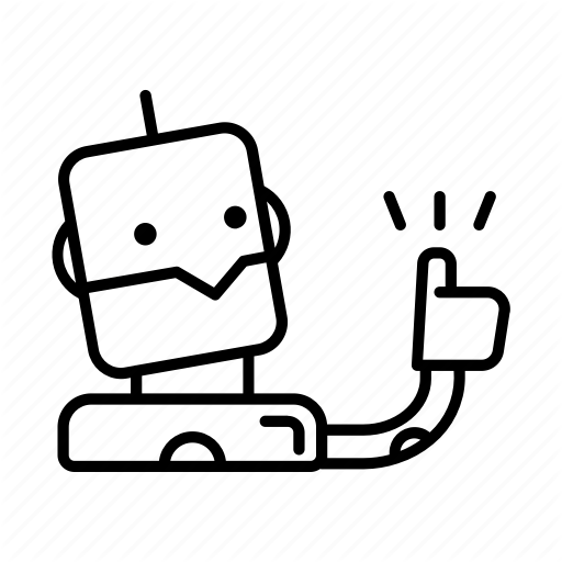 Artificial Intelligence, Bot, Like, Machine Learning Icon