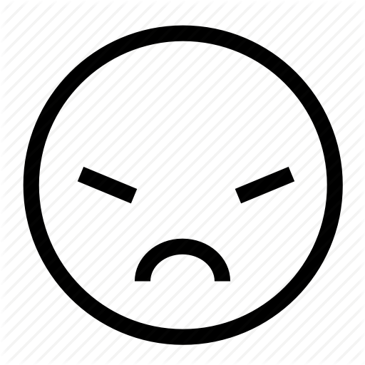 Angry, Annoyed, Emoticon, Mad, Upset Icon