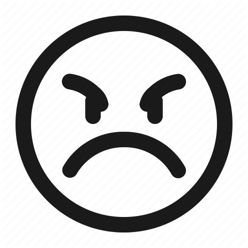 Angry, Emoji, Emoticon, Furious, Mad Icon