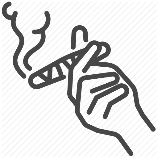 Cigar, Cigarette, Gangster, Mafia, Smoke Icon