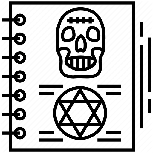 Black Magic Book, Fantasy Novel, Halloween Book, Magic Trick Book