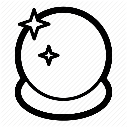 Ball, Fortune Teller, Magic, Mitt Reader, Orb, Soothsayer, Sphere Icon