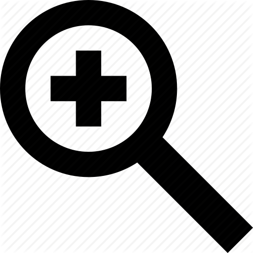 In, Magnifier, Magnifying Glass, Plus, Zoom Icon