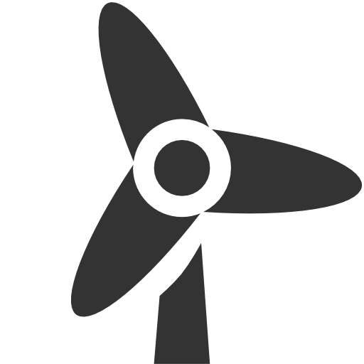 Turbine, Wind Icon