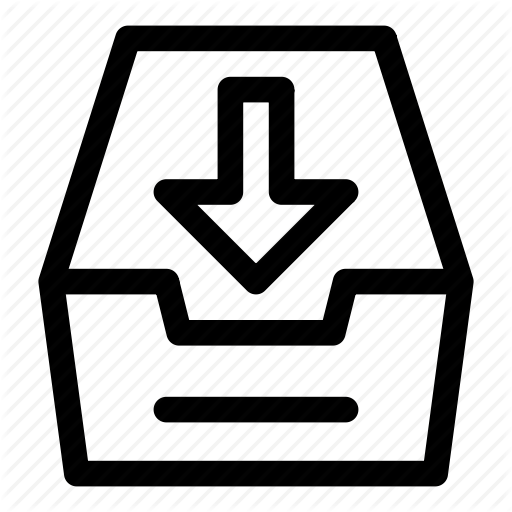Download, Downloads, Draft, Email, Inbox, Incoming, Mail Icon