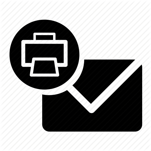Print Vector Mail Icon Transparent Png Clipart Free Download