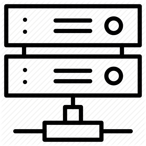 Database, Mainframe, Server, Sharing, Storage Icon
