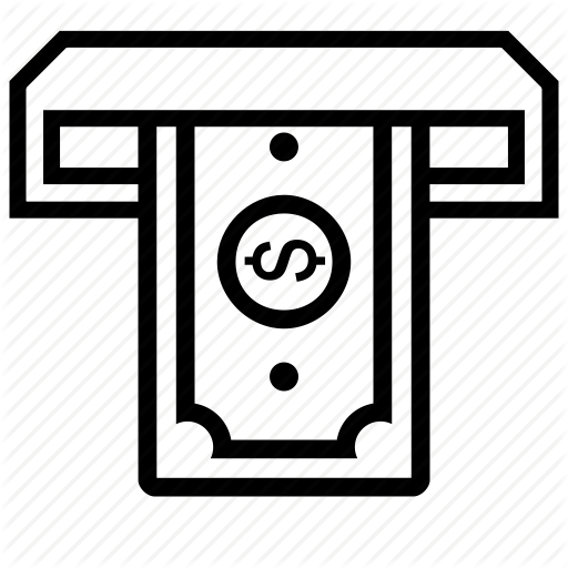 Atm, Dollar, Machine, Money, Pay Out, Payment Icon