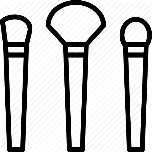 Brush, Makeup, Makeup Brush Icon