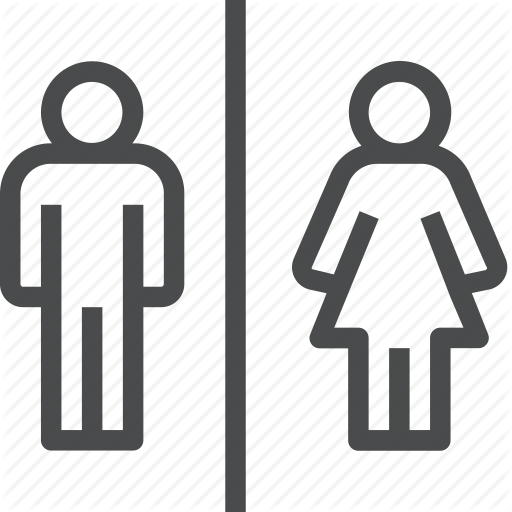 Bathroom, Boy, Female, Girl, Male, Man, Woman Icon