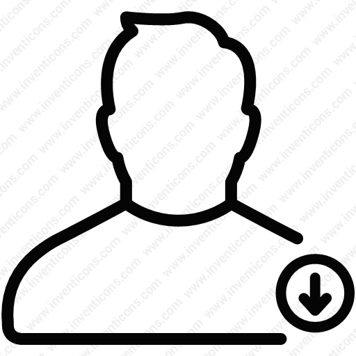 Download Profile,person,user Download,checkmale Icon Inventicons