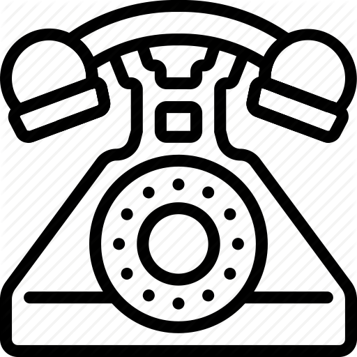 Outline, Phone, Retro, Tech, Telephone Icon