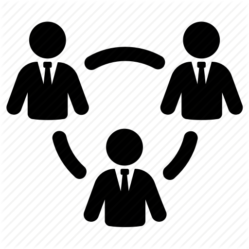 Business, Management, Team Icon