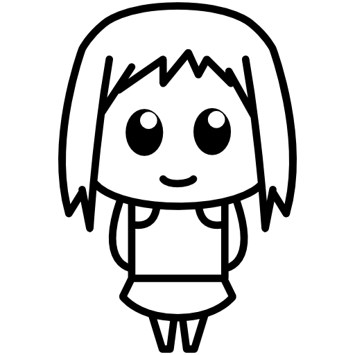 Femenine Anime Character Smiling