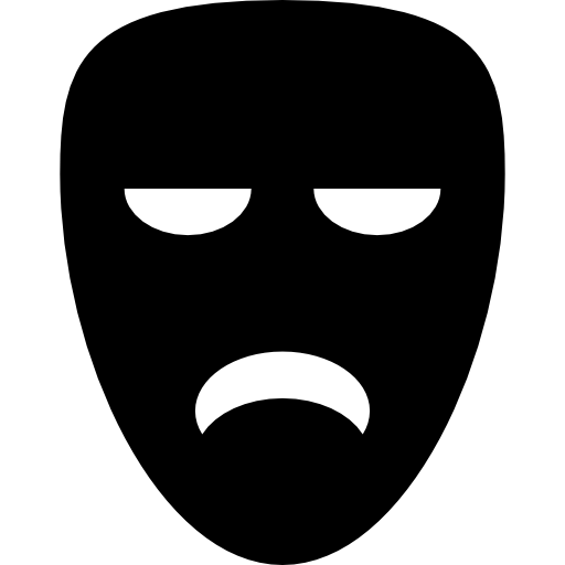Sad Mask Icons Free Download